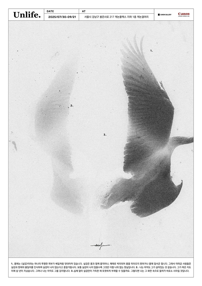 삶과 죽음 사이, 이옥토 작가의 ‘Unlife’... 캐논갤러리서 만난다