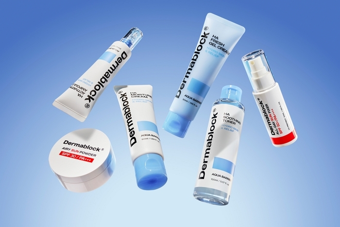 썬케어부터 쿨링 보습까지... ‘더마블록’ 알파비타 썬케어 & 히알루론 스킨케어 6종 에이블리 상륙