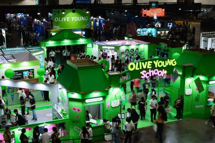 CJ올리브영, KCON LA서 K뷰티 열풍 주도... 3만 인파 몰렸다
