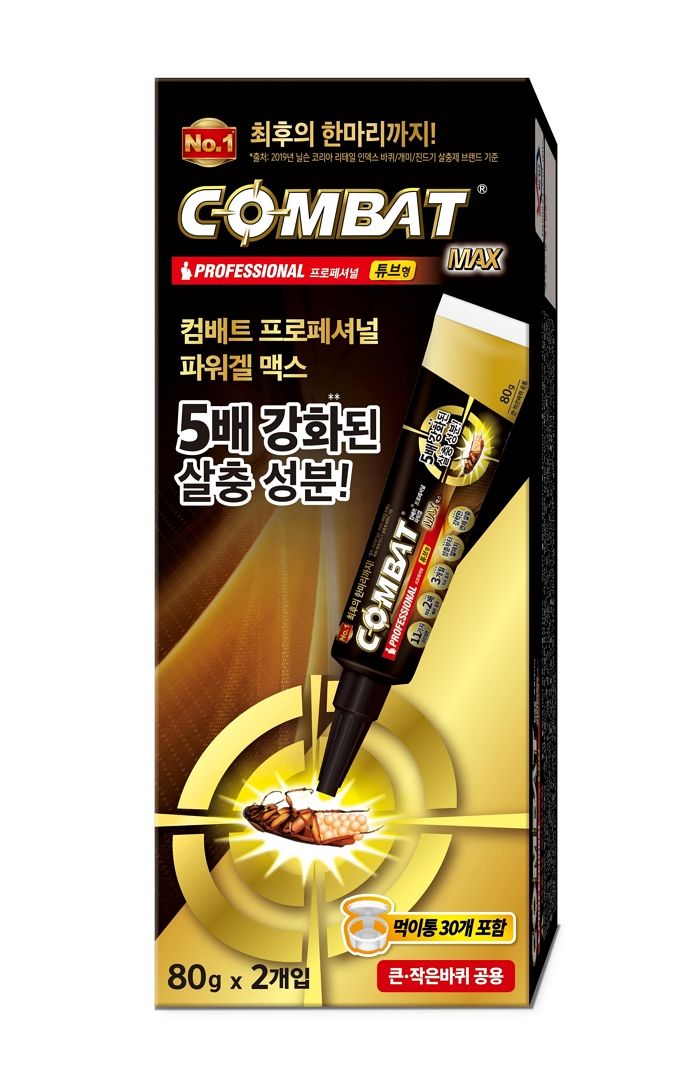 장마철 이후 급증하는 해충 걱정, 싹 박멸!... '컴배트 맥스 겔' 대용량 출시