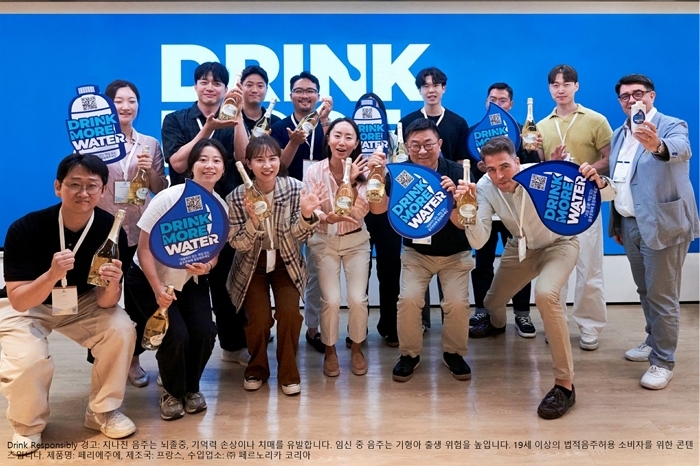 페르노리카코리아, 임직원과 함께 책임음주 캠페인 ‘드링크 모어 워터’ 전개