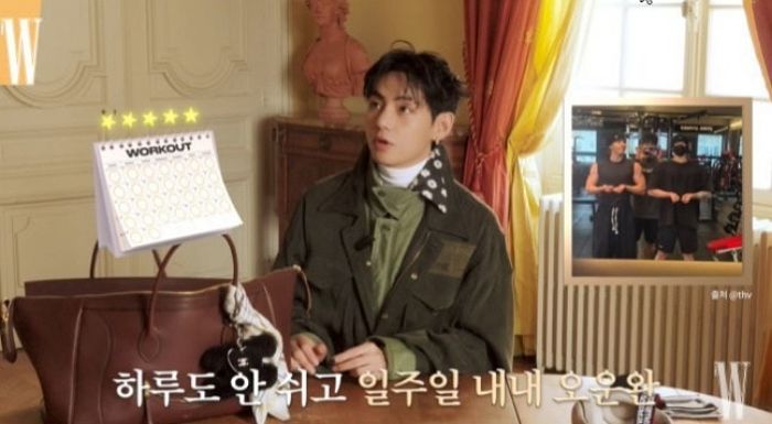 군 복무하면서 ‘벌크업’ 해 돌아온 방탄소년단 뷔, 군생활 내내 실천했던 ‘운동 루틴’ 공개했다