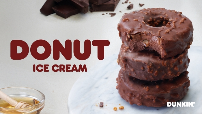 허니초코부터 소금우유까지... 던킨, 늦더위 식혀줄 ‘도넛 아이스크림’ 출시