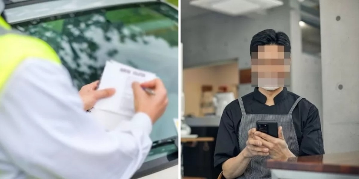카페 앞 불법주자 뒤 딱지... 거칠게 항의한 손님 때문에 고민 빠진 사장님