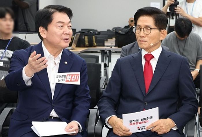 김문수 “‘케데헌’이 뭐냐, 난 모른다”... 이 말 들은 안철수가 황당해하며 남긴 말은