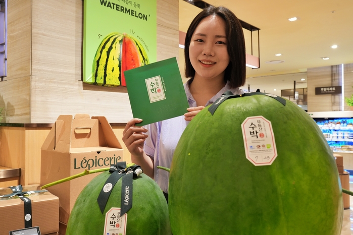 1년 중 단 2개월만 맛볼 수 있는 무등산 수박, 롯데백화점서 만난다