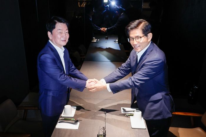 ‘반탄파’ 김문수, ‘찬탄파’ 안철수와 오찬 회동... 무슨 이야기 나눴나 봤더니