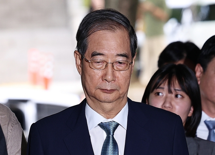 한덕수 전 국무총리, 구속심사 종료... 서울구치소 이동