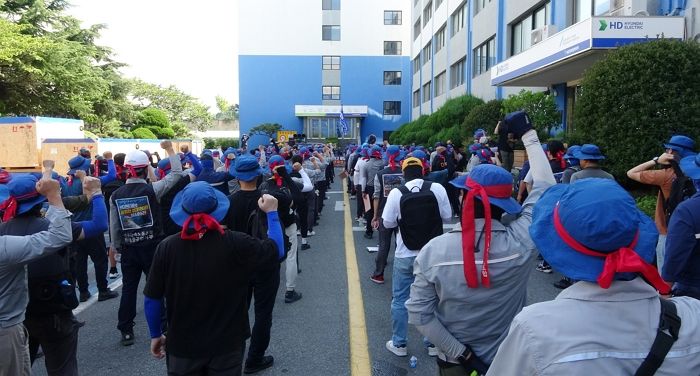 현대중공업·미포조선 합병에... 노조, ‘구조조정·전환배치’ 불안 확산하자 강경투쟁 나섰다