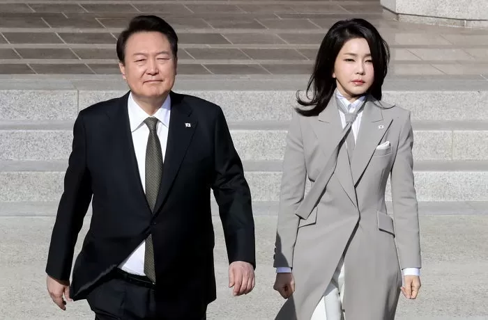 윤 전 대통령 부부 / 뉴스1