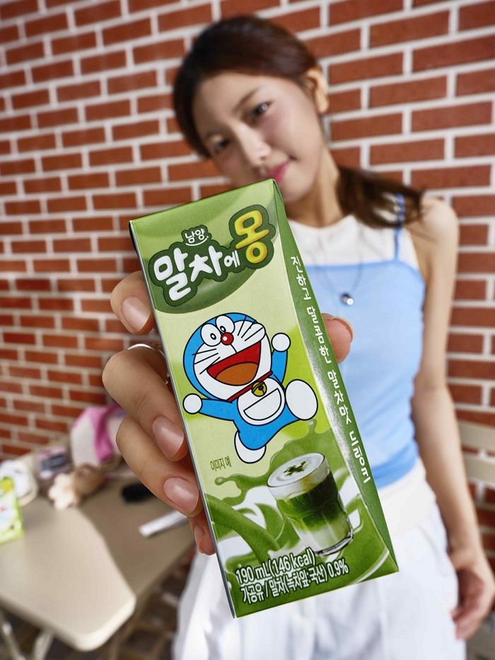 초코에몽의 새로운 변신... 남양유업 ‘말차에몽’, 폭발적 인기 끌더니 편의점 4사 ‘입점’ 시작