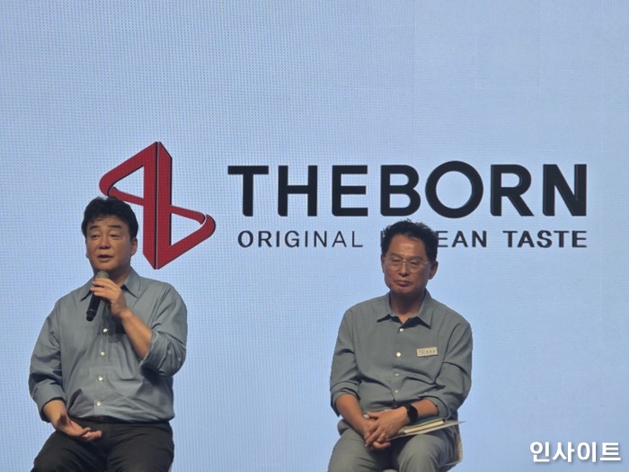 백종원 대표, 최경선 부사장 / 사진=인사이트