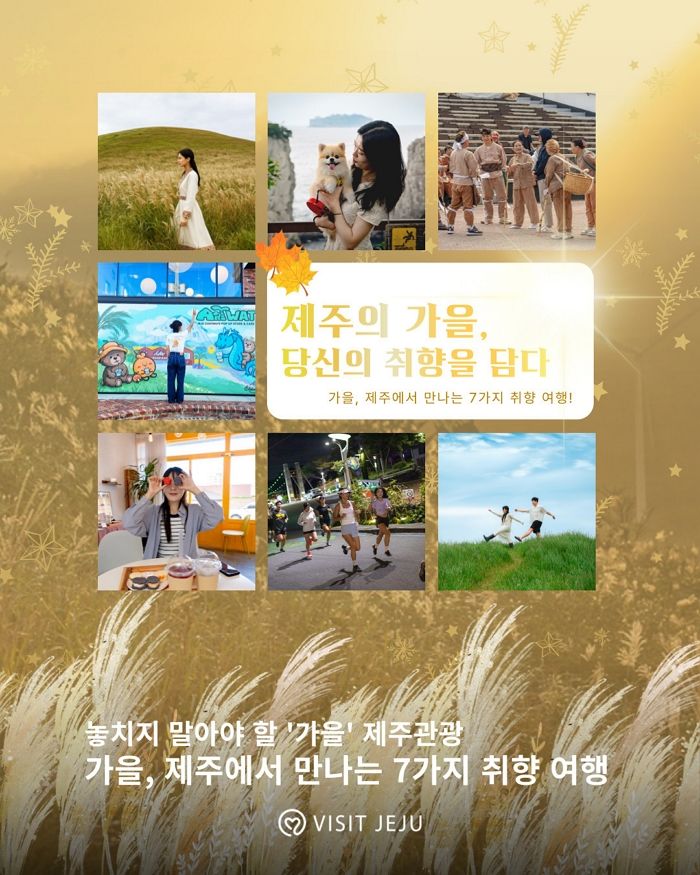 놓치면 후회할 2025 가을 제주 여행... 나한테 딱 맞는 코스는?