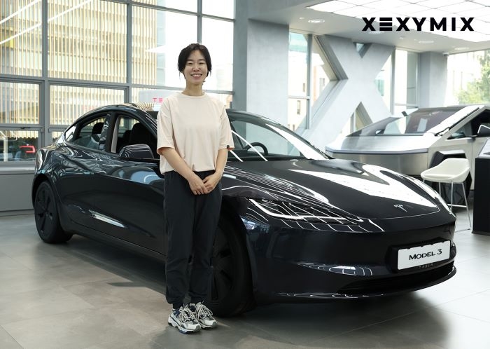 젝시믹스, 고객에게 테슬라 쐈다... 10주년 이벤트 선물 수준