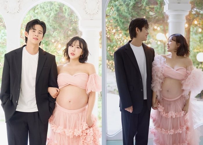 ‘쌍둥이 출산’ 앞둔 손민수♥임라라, 특별한 순간 담은 D라인 만삭 화보 공개