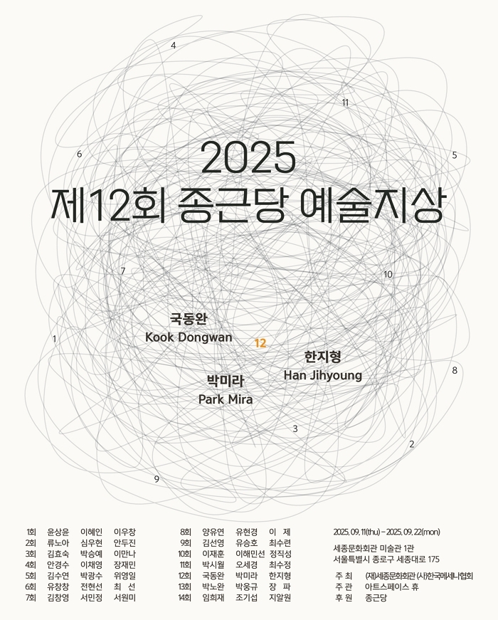 3년의 창작 여정, 한자리... ‘제12회 종근당 예술지상 기획전’ 개막