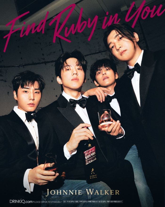 조니워커 블랙 루비, 데뷔 10주년 DAY6와 함께한 새 캠페인 선공개