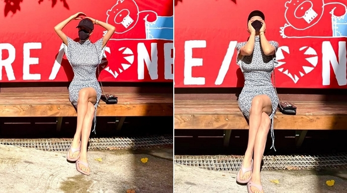 ‘54세’ 김혜수, 마스크 뚫고 나오는 미친 존재감... 나이를 잊게 하는 황금비율