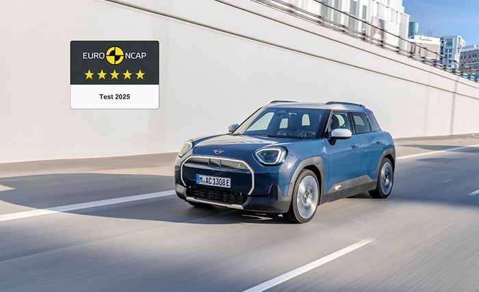 MINI 쿠퍼·에이스맨, 유로 NCAP 안전성 평가 ‘별 5개’ 획득