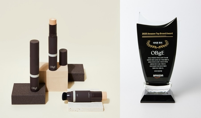 맨즈뷰티 강자 오브제, ‘2025 아마존 탑 브랜드 어워드’ 루키상 수상... 글로벌 확장 청신호