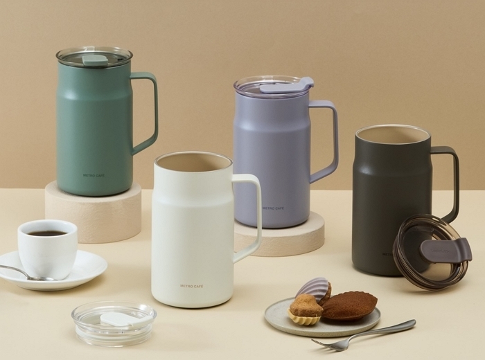 텀블러의 ‘쇠맛’ 없앴다... 락앤락, 세라믹 코팅 적용한 ‘메트로 카페 머그 세라믹 텀블러’ 출시
