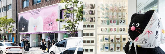 [사진자료 2] 'MNH 2025 new collection' 팝업스토어가 열리고 있는 라인프렌즈 스퀘어 성수 내외부 전경.jpg