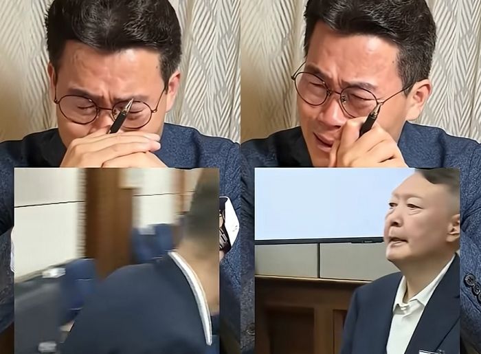 “목숨 걸고 지킬 것”... 수척해진 尹 모습 본 전한길, 눈물의 지지 선언 (영상)