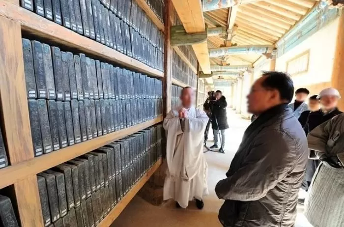 해인사에 안치된 팔만대장경 / 뉴스1