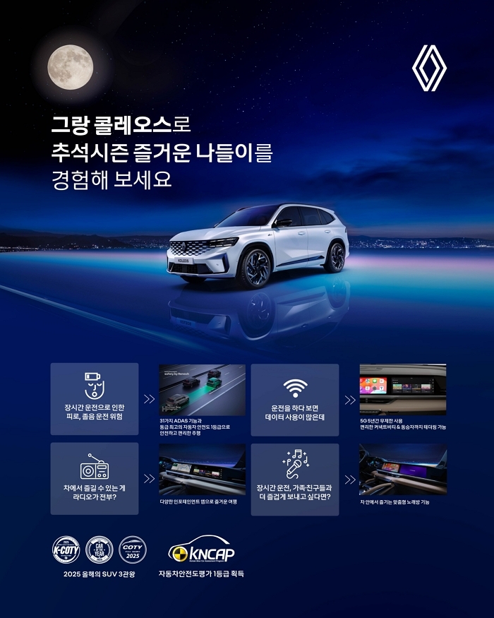 “추석에도 만나요”... 르노코리아, 추석연휴 방문객 위한 특별 이벤트 진행한다