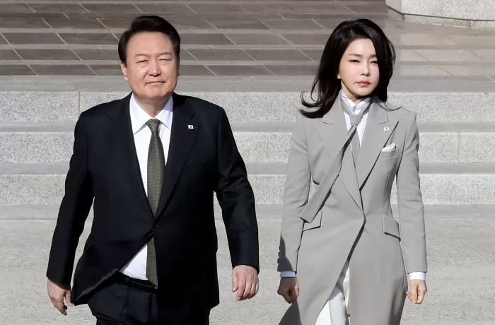 윤석열 대통령과 김건희 여사 / 뉴스1
