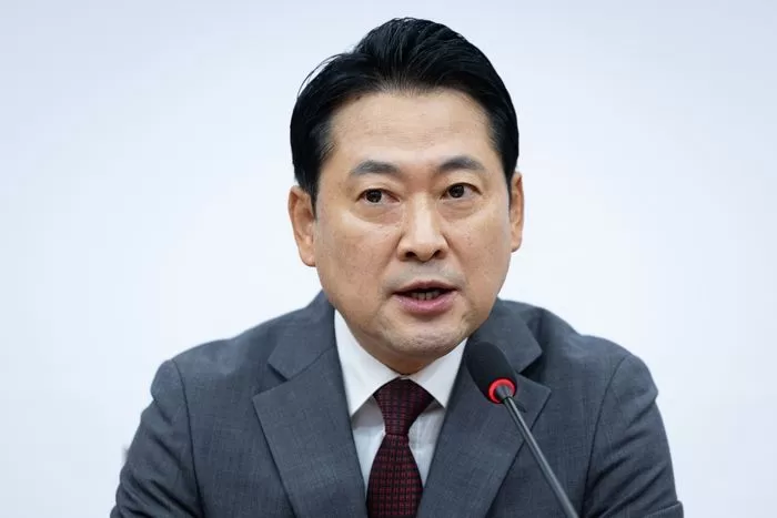 장동혁 국민의힘 대표가 27일 서울 여의도 국회에서 현안 관련 기자간담회를 하고 있다. 2025.9.27 / 뉴스1