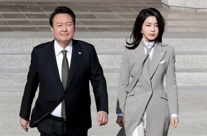 윤석열 대통령과 김건희 여사 / 뉴스1