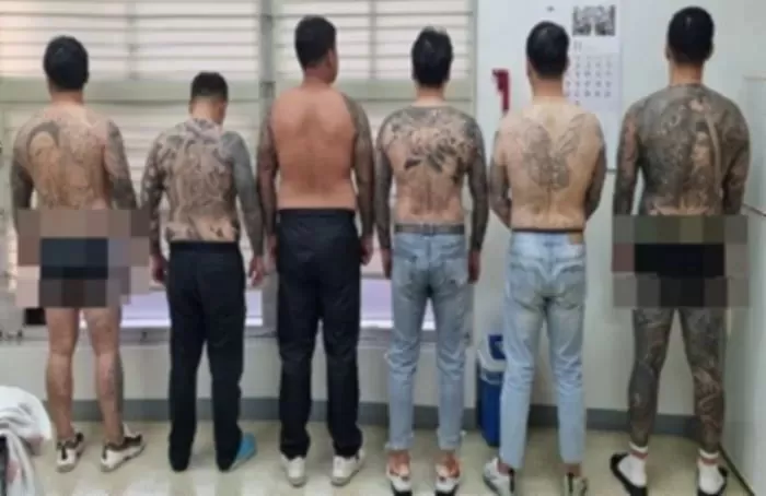 기사의 이해를 돕기 위한 자료 사진 (검거된 논산 지역 MZ 조폭들) / 충남경찰청