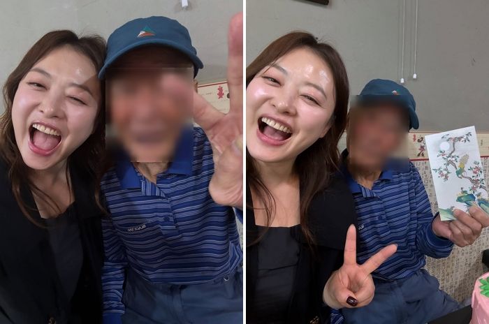 심진화♥김원효 부부의 따뜻한 마음... 故 김형은 아버지 91세 생신 맞아 변함없는 정성