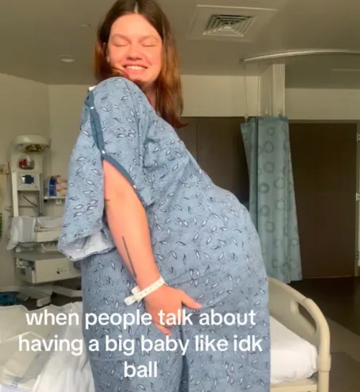 “이 정도면 걸어서 나온거 아니냐”... 누리꾼 반응 폭발한 ‘5.8kg’ 초우량아 갓 태어난 모습