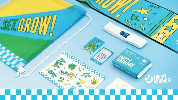 이미지02_해피문데이 초경응원단 응원키트를 구매하면 생리대 50장이 기부된다.jpg