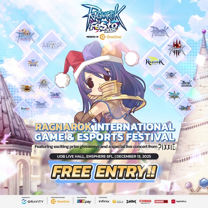 그라비티 게임 테크, 12월 13일 태국 방콕서 라그나로크 페스타 2025 개최 발표