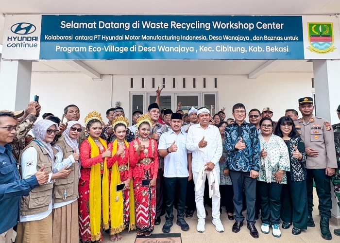 현대차, 인도네시아서 플라스틱 자원순환시설 개소... “지역주민이 시설 운영에 직접 참여한다”