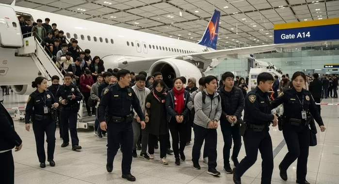 캄보디아 한국인 60여명 전세기 송환, 탑승 즉시 체포 예정... 전세기는 '한국영토'