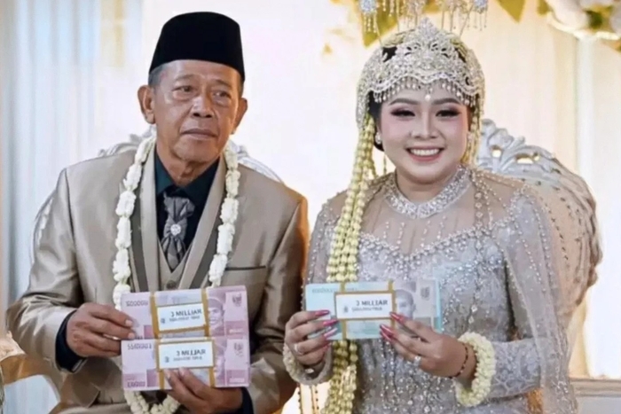 신붓값 2억6만원 내고 20대女와 결혼한 인니 74세 할아버지... 사기 결혼 의혹에 밝힌 입장