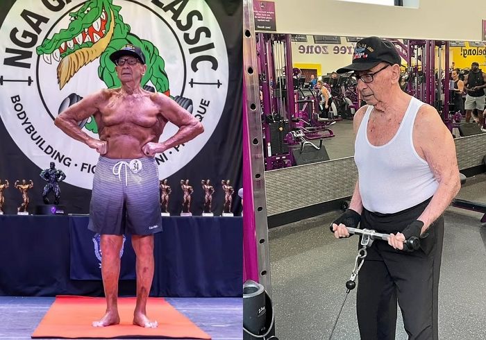 “숨이 멎을 때까지 운동 할 것”... 100세 현역 보디빌더, 건강 비결 들어보니