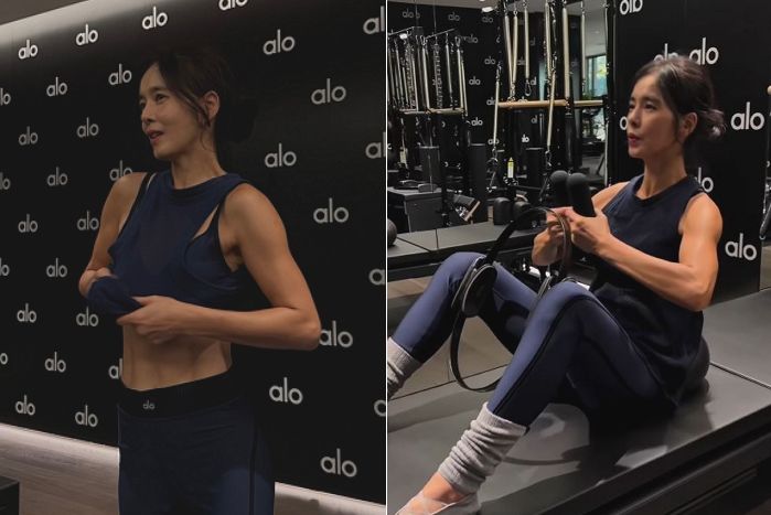 션♥ 아내 정혜영, 51세인데 20대도 부러워할 만한 ‘근육질 몸매’ 공개했다