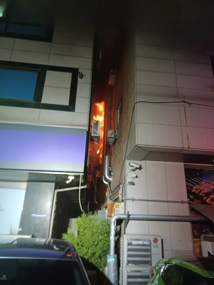 화재현장 [경기소방 제공. 재판매 및 DB 금지]
