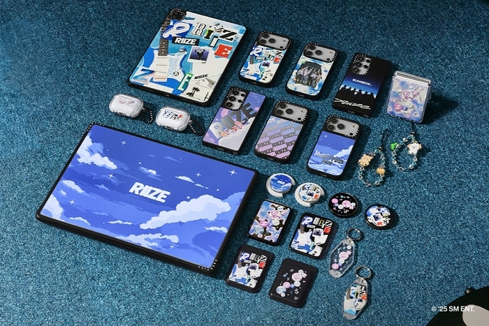 케이스티파이, 라이즈(RIIZE)와 첫 테크 액세서리 협업 컬렉션 출시