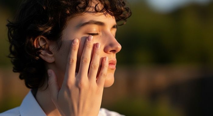 무의식적으로 ‘이 부위’ 자주 만진다면?... 정신적 스트레스 신호일 수 있다