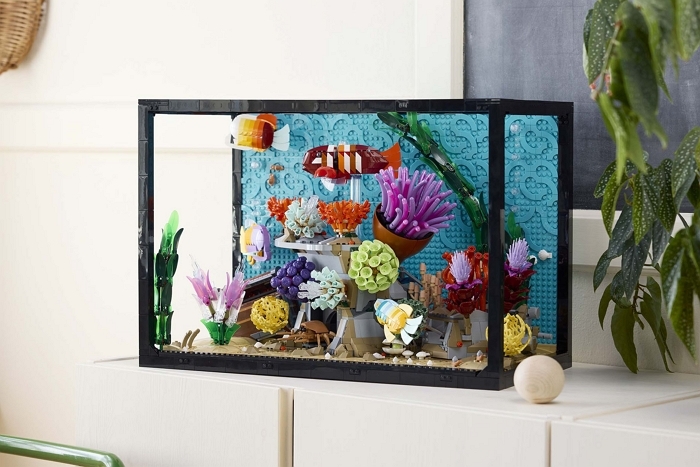 레고그룹, 물 없는 ‘레고 열대 수족관’ 선봬... 집꾸미기 트렌드 공략