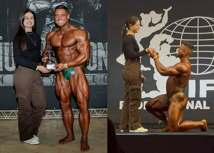 대회서 프러포즈 한 유명 보디빌더... 갑작스런 사망 소식에 충격