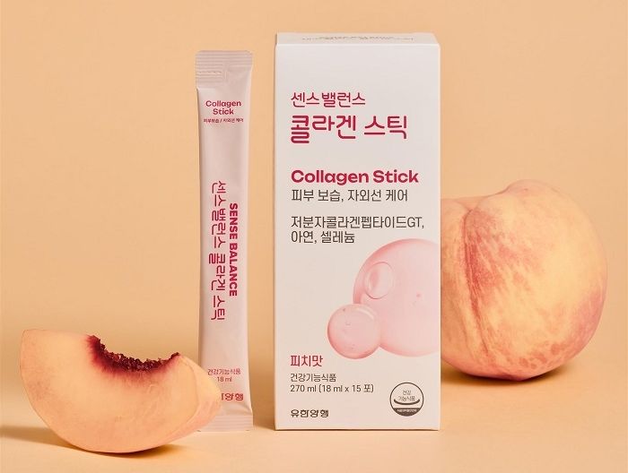 유한양행 센스밸런스, 비린맛 없는 콜라겐 스틱으로 여성 피부건강 시장 공략
