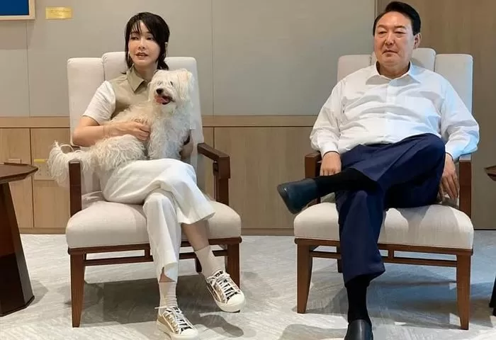 윤석열 전 대통령 부부 / 뉴스1