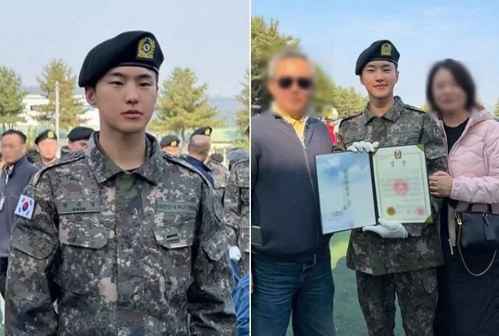 세븐틴 호시, 기초군사훈련 수료 후 든든한 ‘군인미’ 뽐낸 근황 공개